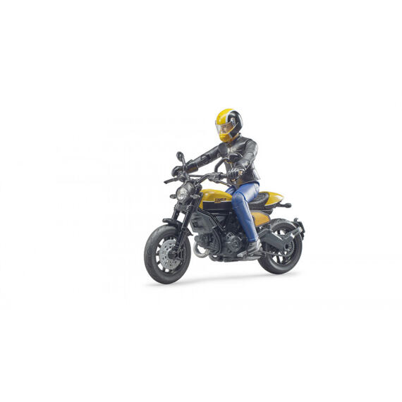 Ducati Scrambler Full Throttle s figúrkou motorkára - Bruder 63053